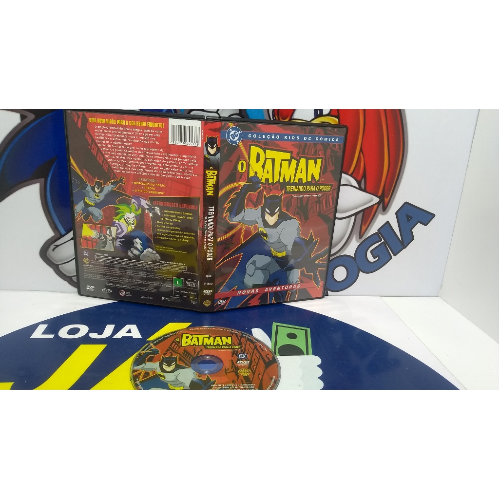 DVD- O BATMAN- TREINANDO PARA O PODER