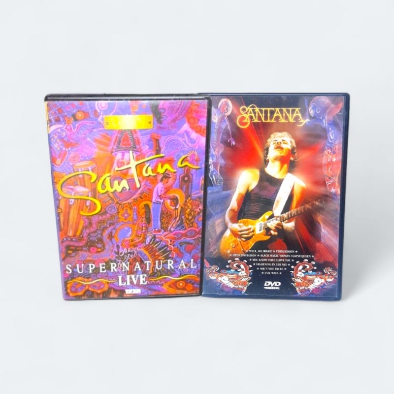 DVDs Santana - Supernatural live & Santana