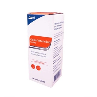 Colirio Veterinário Simões 10ml em Oferta na Shopee