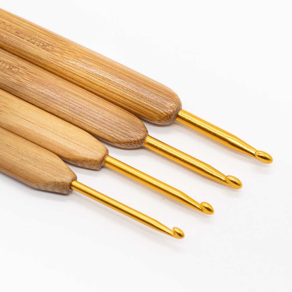 Agulha Cabo de Bambu Círculo / Fial em Oferta na Shopee