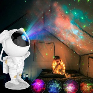 Projetor Luz Led Astronauta Galáxia Estrelas Nebulosa Iluminação Noturna Luminária Lâmpada Divertida Controle USB em Oferta na Shopee