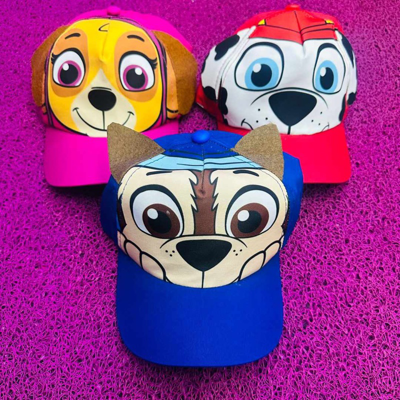 boné infantil da patrulha canina chase,marshal, skie