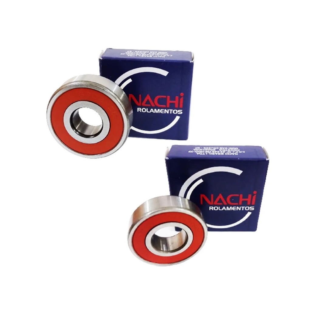 Kit rolamento roda Dianteira nachi titan150 fan160 cg125 start160 cargo160