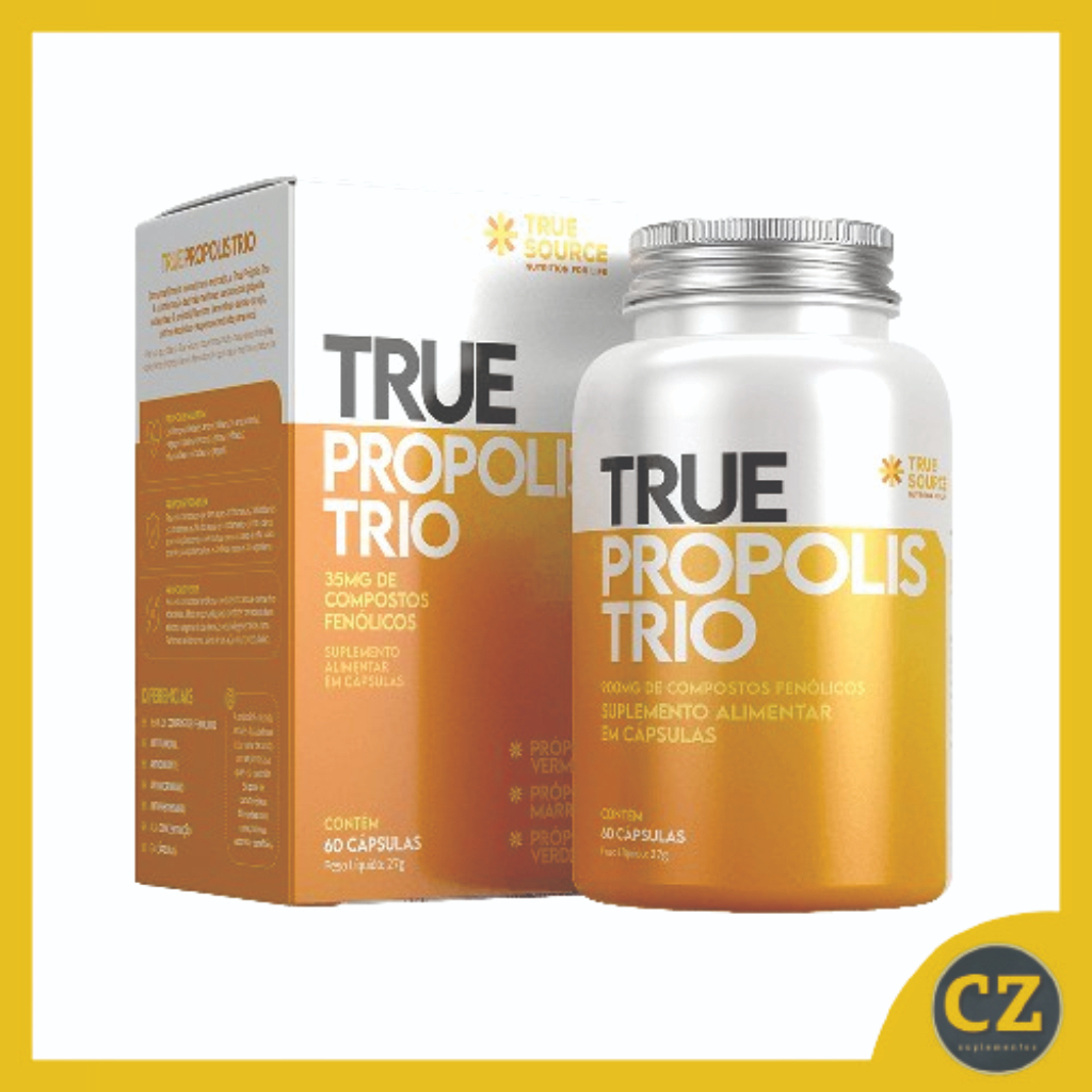 True Propolis Trio (60 Cápsulas) - True Source