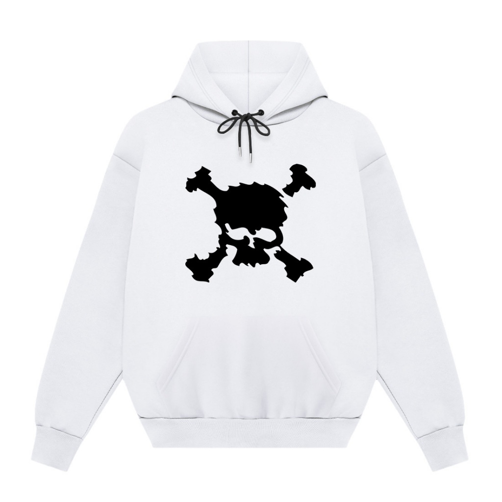 Moletom Canguru OKY CAVEIRA Streetwear 2 Cabos Unissex Estampado em Oferta na Shopee