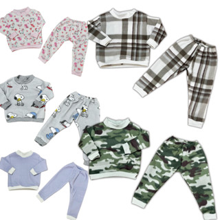 Conjunto De Inverno Bebê Pijama Soft 0 à 4 anos