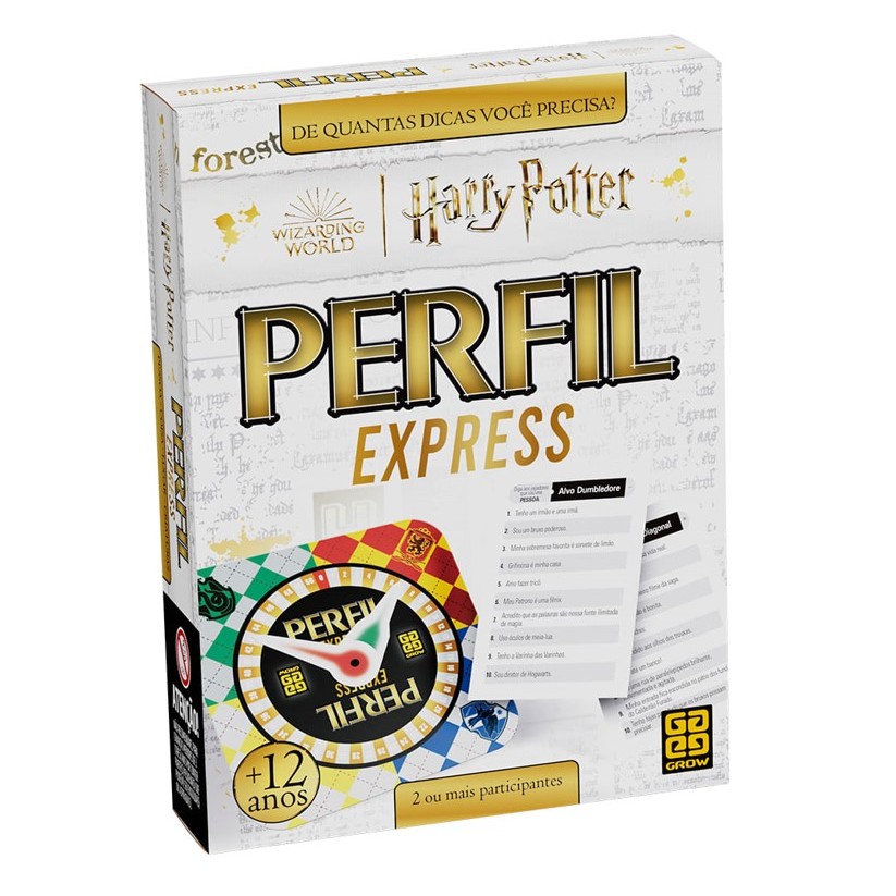 Jogo Perfil Express Harry Potter - Grow em Oferta na Shopee