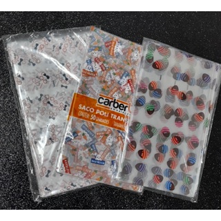 100 Saquinho 11x19,5cm  Celafone  Transparente Sortidos Pascoa em Oferta na Shopee