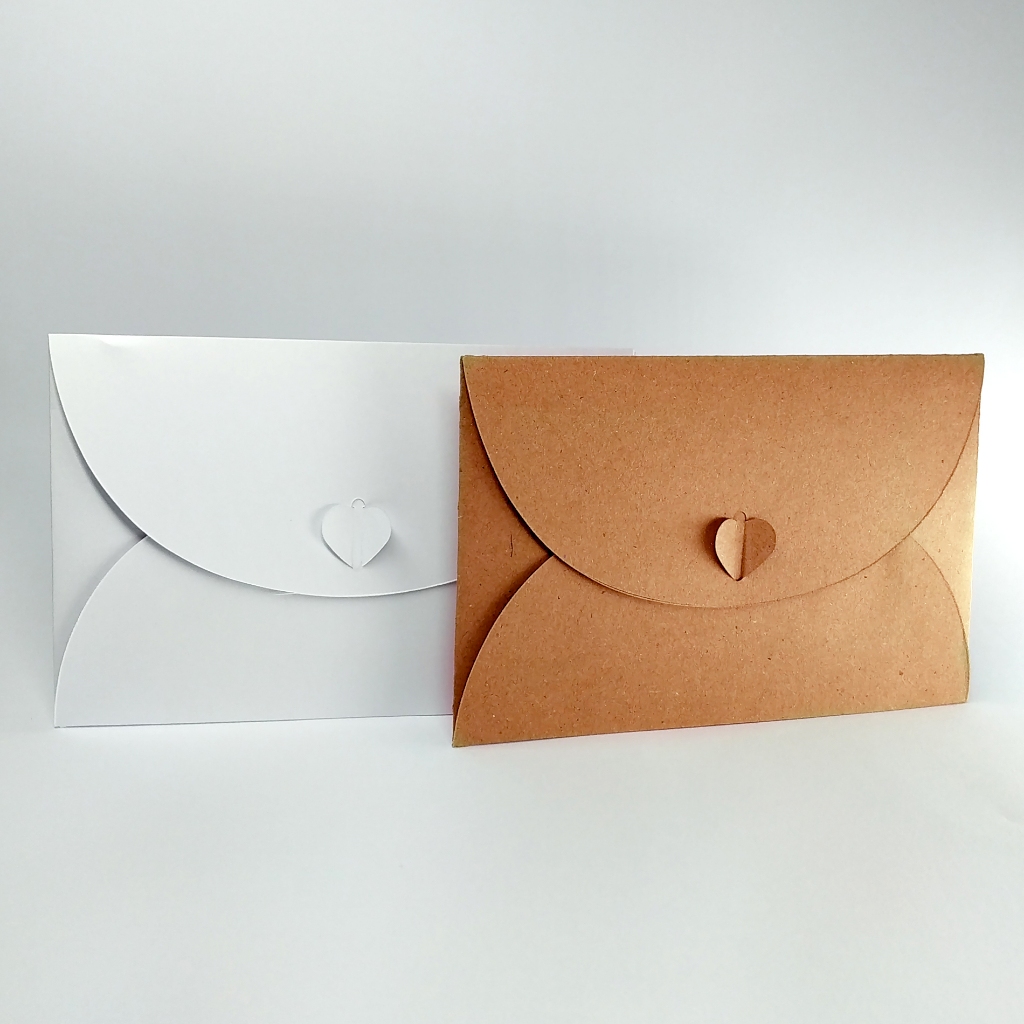Envelopes 10x15cm Kraft Branco Para Convite em Oferta na Shopee