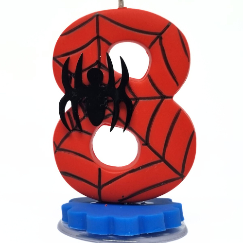 Vela Decorativa heroi Super Aranha biscuit em Oferta na Shopee