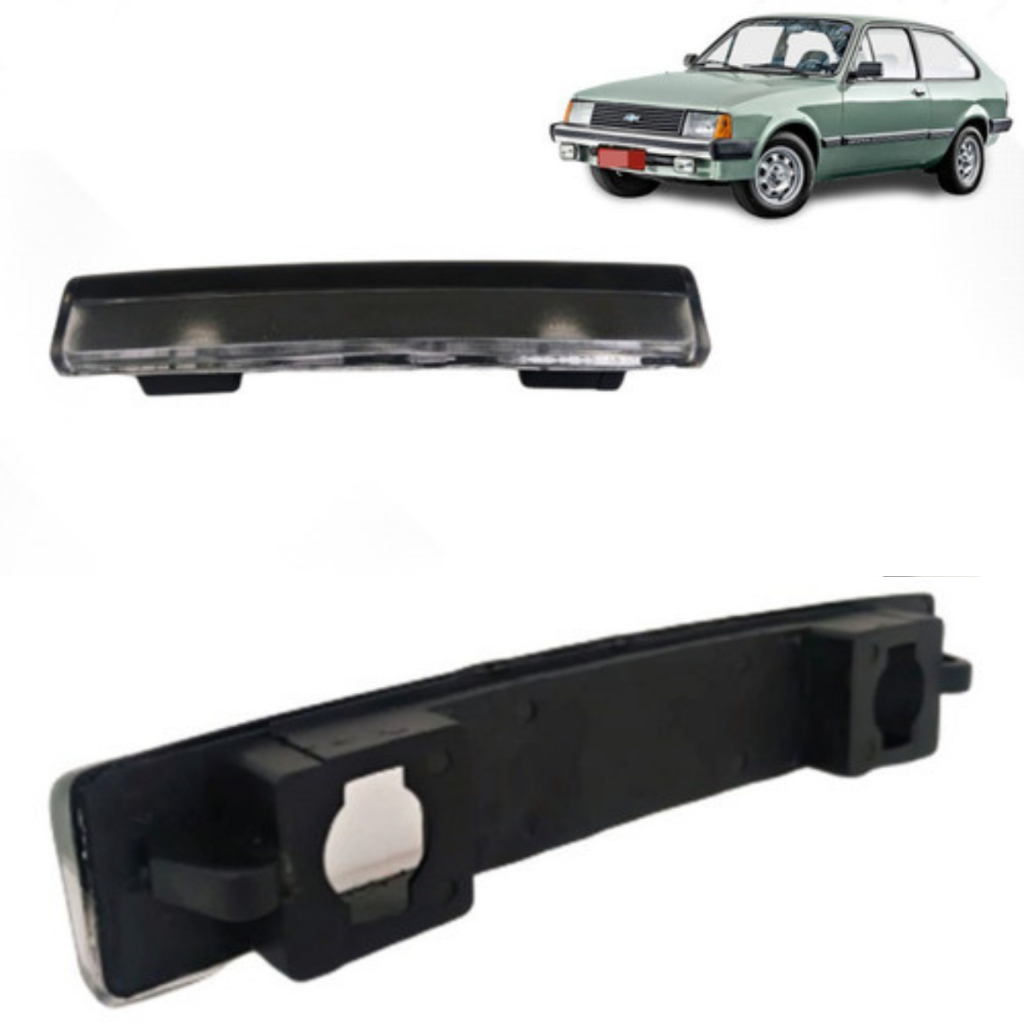Lanterna De Placa Opala 80/87 Chevette/marajo 83/93 -cristal