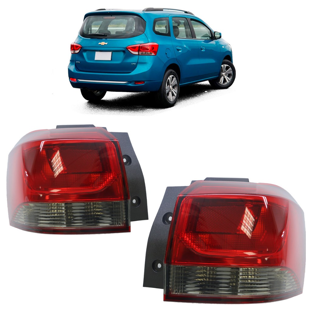 Lanterna Traseira Spin 2019 2020 2021 2022 2023 Canto Fumê Bicolor Acrilico Resistente - Spare Parts and Accessories for Vehicles