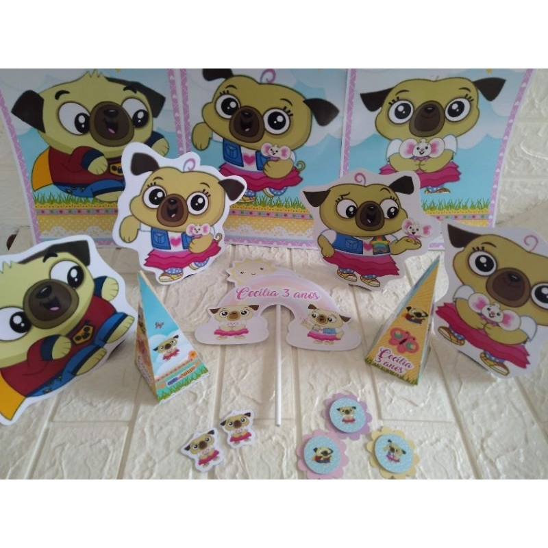 Kit Festa Chip and Potato Personalizado | Lembrancinhas caixinhas | decoração só um bolinho | Festa Infantil Aniversário