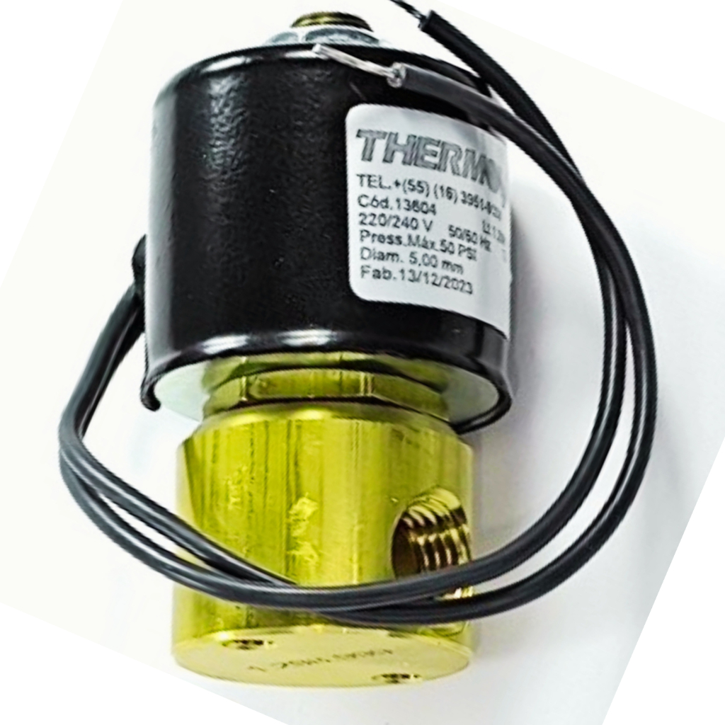Valvula Thermoval 1/4 220V solenoide para fornos a gas para panificação Tedesco, Progas
