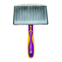Rasqueadeira Plana Grande Cerdas Super Altas 25mm Forpets