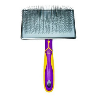 Rasqueadeira Plana Grande Cerdas Super Altas 25mm Forpets