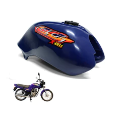 Tanque de Combustível Plástico 11 Litros Cg 125 De 96 a 99 Azul-Branco-Preto-Verde-Vermelho
