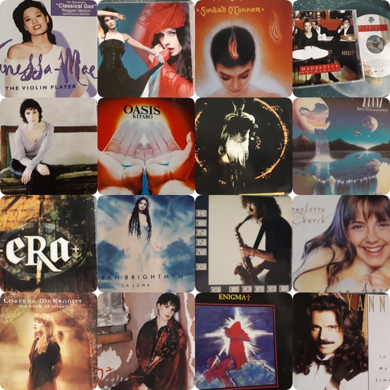 CD NEW AGE : Kitaro, Enya, Lorena McKennitt, Madredeus, Kenny G, Enigma, Vangelis, Yanni, Era, Sarah B