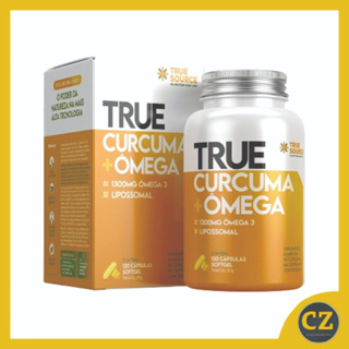 True Curcuma + Omega Lipossomal (120 Cápsulas) - True Source em Oferta na Shopee