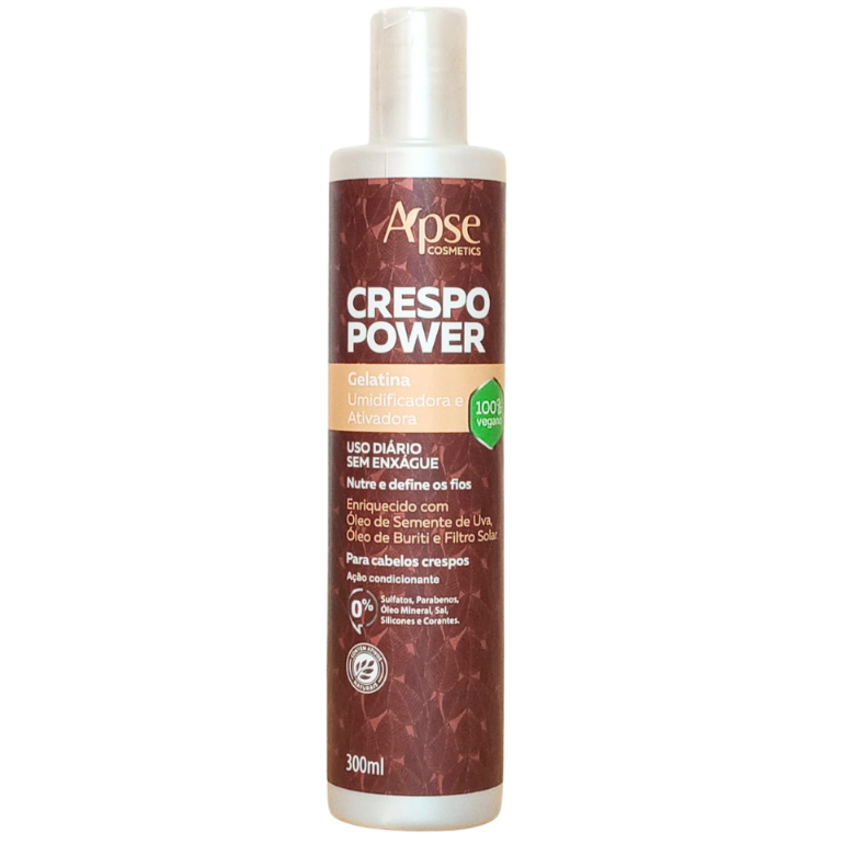 Gelatina Ativadora Apse Crespo Power 300ml em Oferta na Shopee