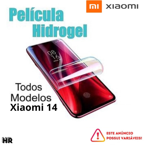 Pelicula Hydrogel HD Anti Impacto Xiaomi 14 / Xiaomi 14 Pro / Xaiomi 14 Ultra / Xiaomi 14T / Xiaomi 14T Pro