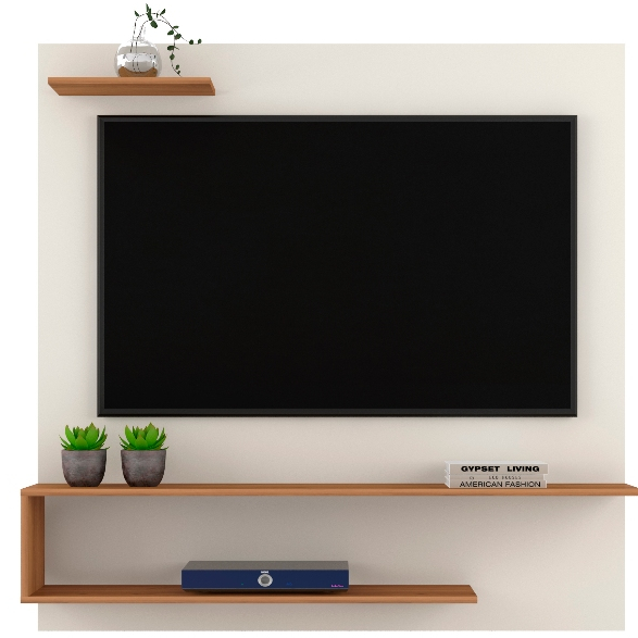 Suporte Painel Tv Quarto Sala Painel Prateleira Até 32 Polegadas Rakkan em Oferta na Shopee
