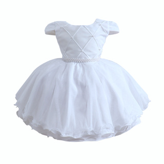 Vestido Branco Batizado Infantil Festa Daminha Menina Luxo 1 ao 4 em Oferta na Shopee