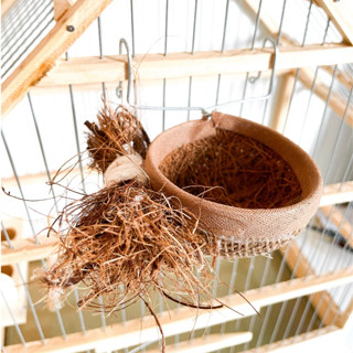 Ninho de Sisal Corda Coleiro Papa Capim Gaiola Pássaros em Oferta na Shopee