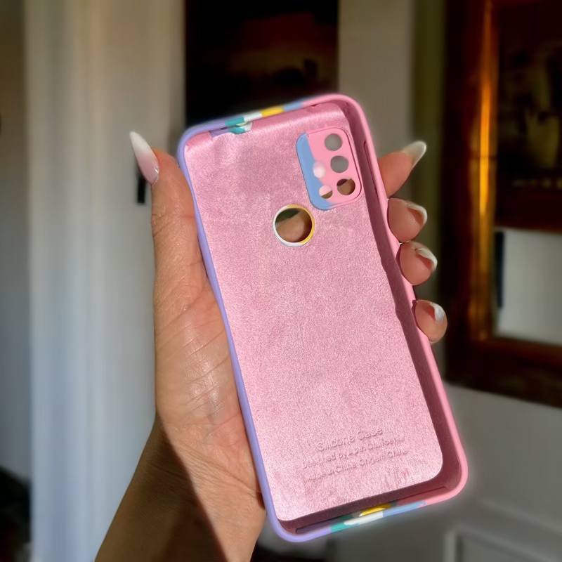 Capa arco íris case colorida Motorola G7 G7 PLUS G8 PLAY G8 PLUS G100 G60 G9 POWER G53 G32 G62 G23 G13 G10 G20 G30 G40