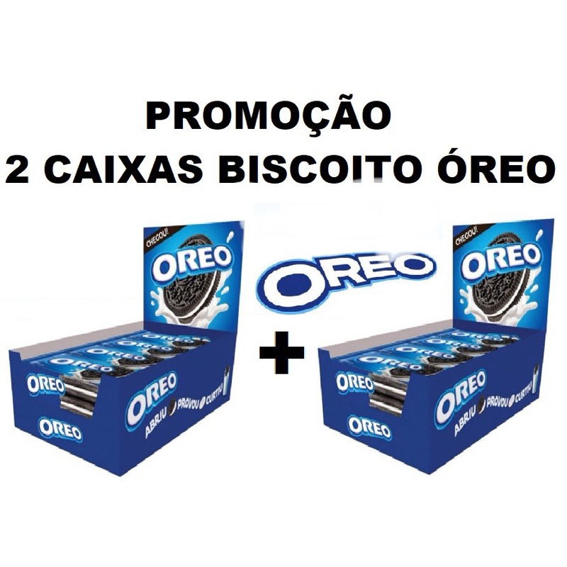 2 Caixas Biscoito Óreo - Escolha o sabor em Oferta na Shopee
