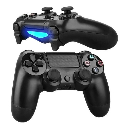 Joistick Controle PS4 Preto Sem Fio Motor Vibratório Primeira Linha Com Caixa Promoção