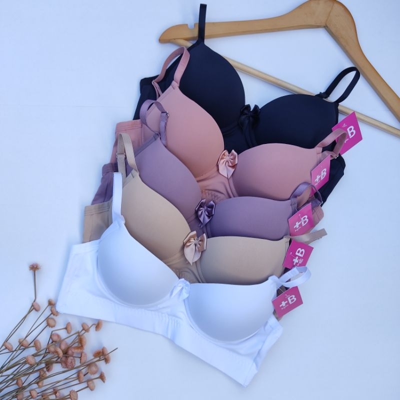 Sutiã Reforçado Poliamida Colchete Duplo Lateral Larga Com Bojo Liso Lingerie Moda Intima