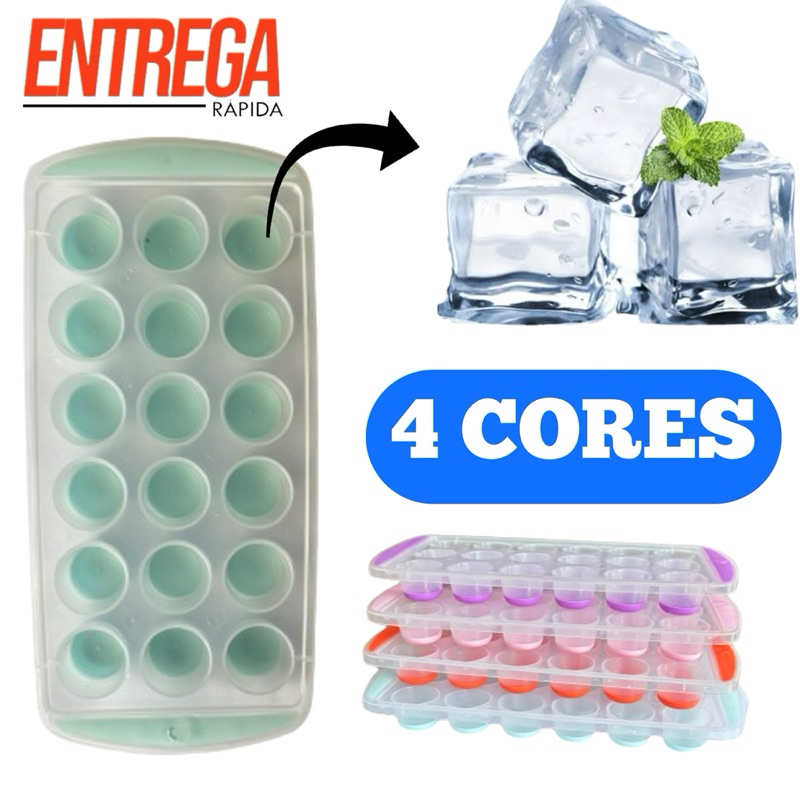 2 Formas De Gelo Cubo Flexível Fundo Silicone Cor amarelo e verde Cores Rosa e Rosa Forma de Gelo Silicone Forminhas Formas Forminha Artigos Para Cozinha Itens Achadinhos da Shopee Casa Baratinho Coisas Diferentes da Shopee
