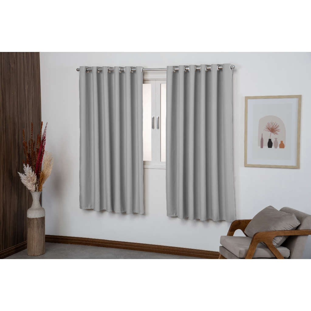 Cortina Blackout De Quarto Sala Janela 2,60 X 1,50 Corta Luz Em Tecido Grosso Alto Padrão em Oferta na Shopee