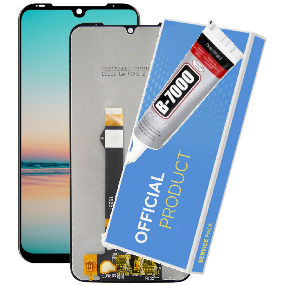 Tela Display Frontal Completa Compatível Moto G8 Play Xt2015 + Cola + 1 Ano de Garantia!