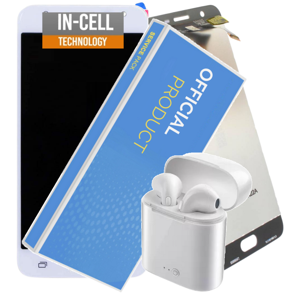 Tela Display Frontal Completa Compatível Galaxy J7 Prime G610 + Fone + Garantia de 1 Ano!