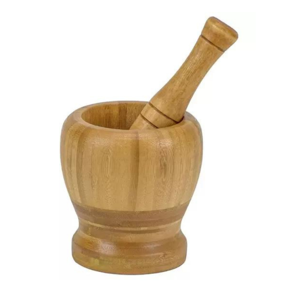 Pilão com C/ Socador  Bambu Wincy CLA 0628