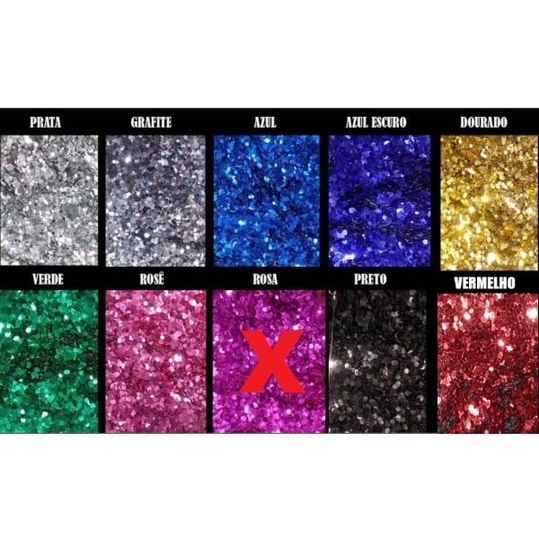 50g Glitter Flocado 0,040" (1mm |1/24) Poliéster resistente 180º em Oferta na Shopee