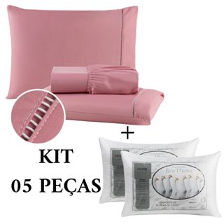 Kit Lençol Micropercal 400 Fios Conforto Toque Macio em Oferta na Shopee