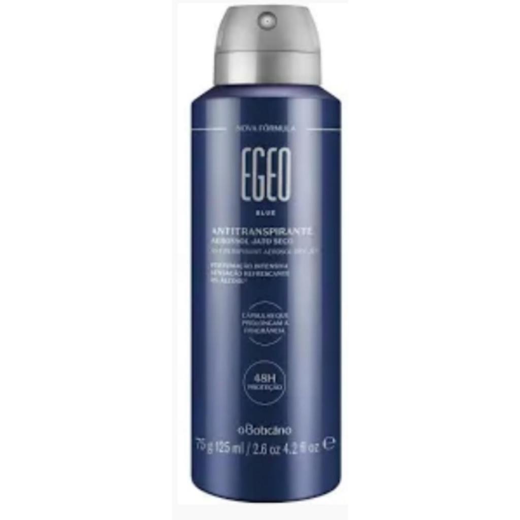 DESODORANTE EGEO BLUE MASCULINO ANTITRASPIRANTE AEROSOL JATO SECO BOTICARIO