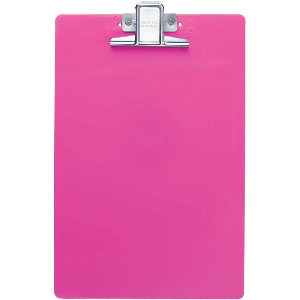 Prancheta-Super-Metal-Rosa-Maxcril. em Oferta na Shopee