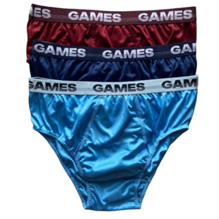 KIT 3 CUECAS ADULTO LISA 100% POLIÉSTER COM CÓS GAMES em Oferta na Shopee