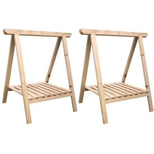 1 Par Cavalete Multiuso Para Organização Apoio Suporte