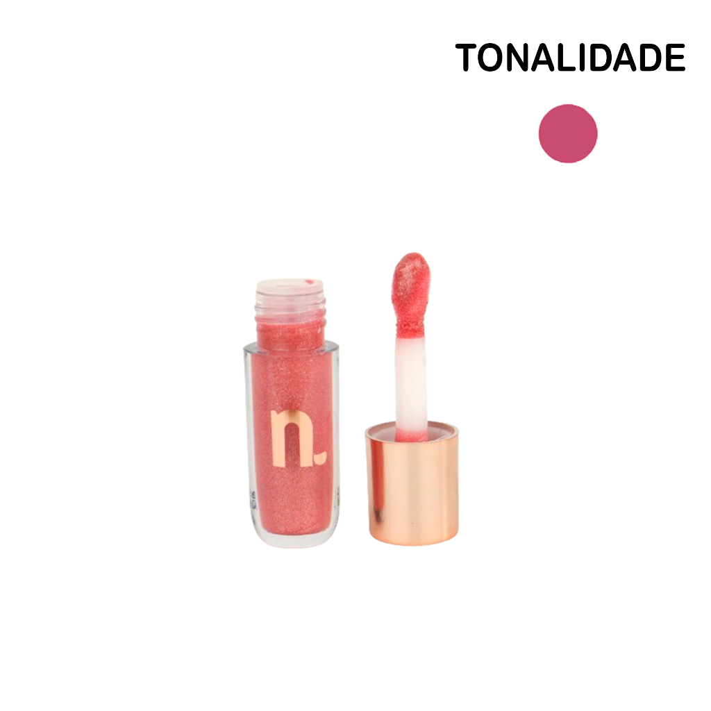 Gloss Instant Glow - Nina Make Up - Diamond em Oferta na Shopee