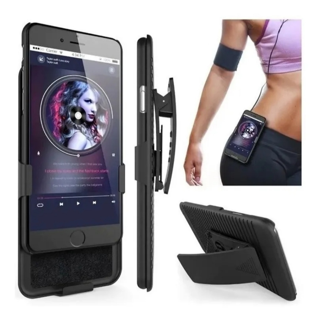 Suporte de Cintura + Capa para Samsung A05 / A05S / A06 / A07 / A15 / A16 / A17 / A25 / A36 / A55 / A56 em Oferta na Shopee