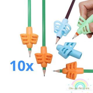 10 unidades Adaptador para Escrita Apoio De Dedos p/ segura lapis ou caneta Stetro Ergonômico Autista em Oferta na Shopee