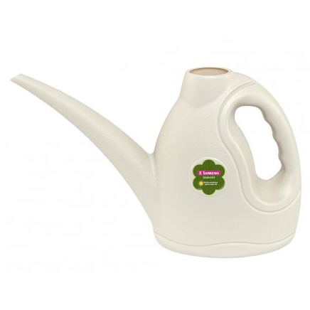 REGADOR PLASTICO 2 LITROS COR BEGE SANREMO