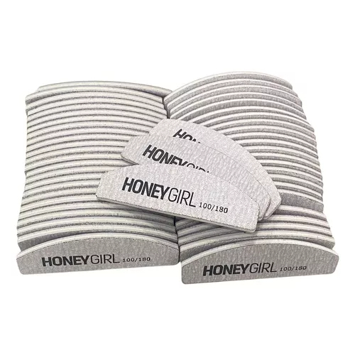 kit 50 Mini Lixas Boomerang Bananão Honey Girl 100/180 em Oferta na Shopee