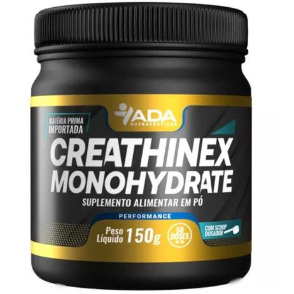 Creatina 100% Pura Monohydrate com Laudo (matéria prima importada) Ada Suplemento Pó 150g !