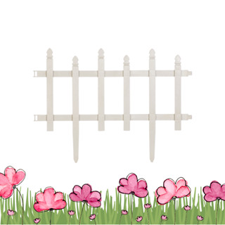 Kit Com 5m Cerca Estilo Madeira Plástica Decorativa Jardim Para Casas e Apartamentos em Oferta na Shopee